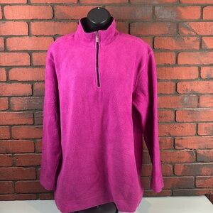 Catalina Womens XXL Pink Fleece Sweatshirt – Cozy, Casual, Sporty